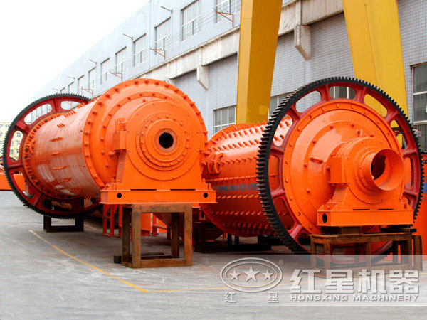 紅星球磨機窯頭窯尾細節(jié)圖